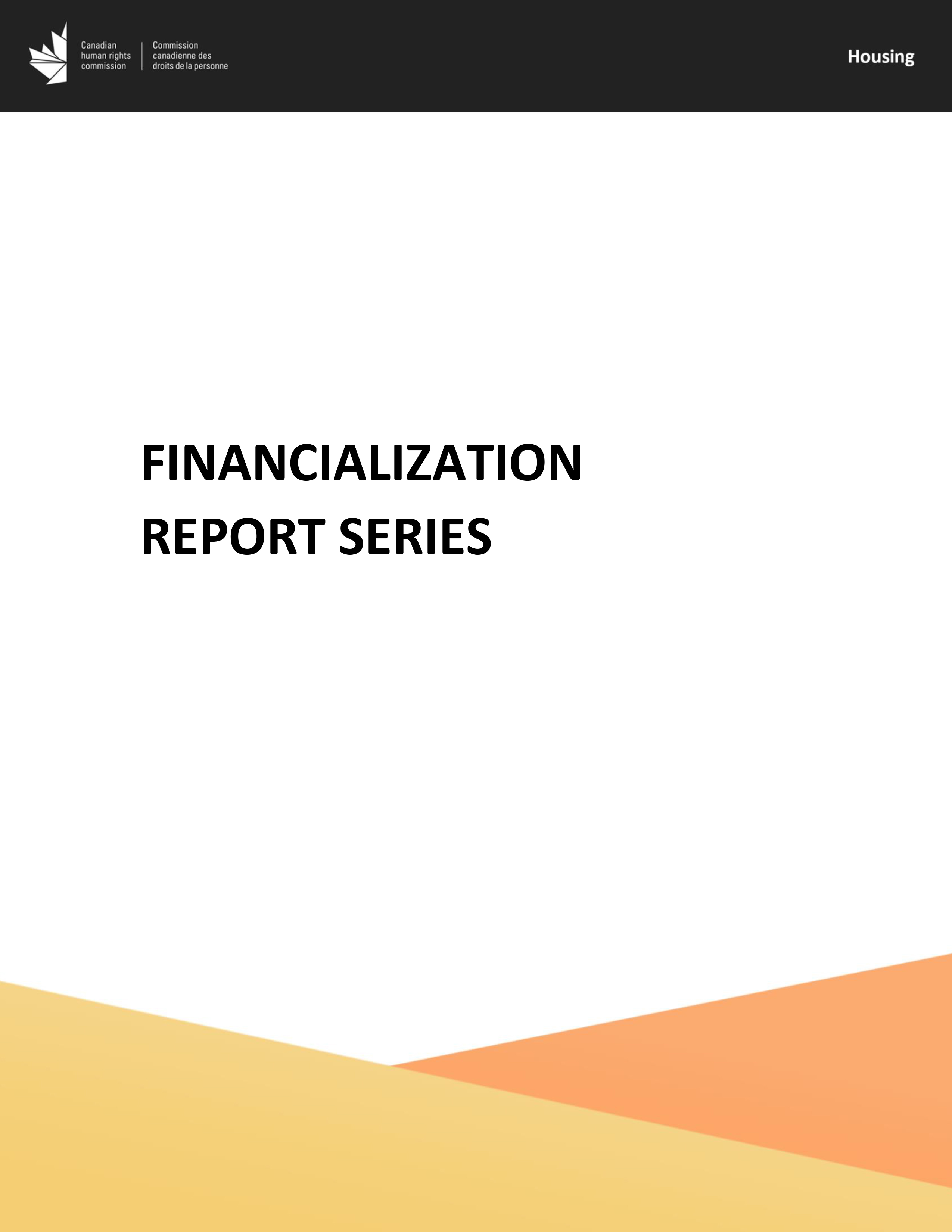 Financialization report series
